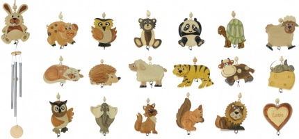 5037S : Wind Chimes (Small) - Mixed (Pack Size 36)